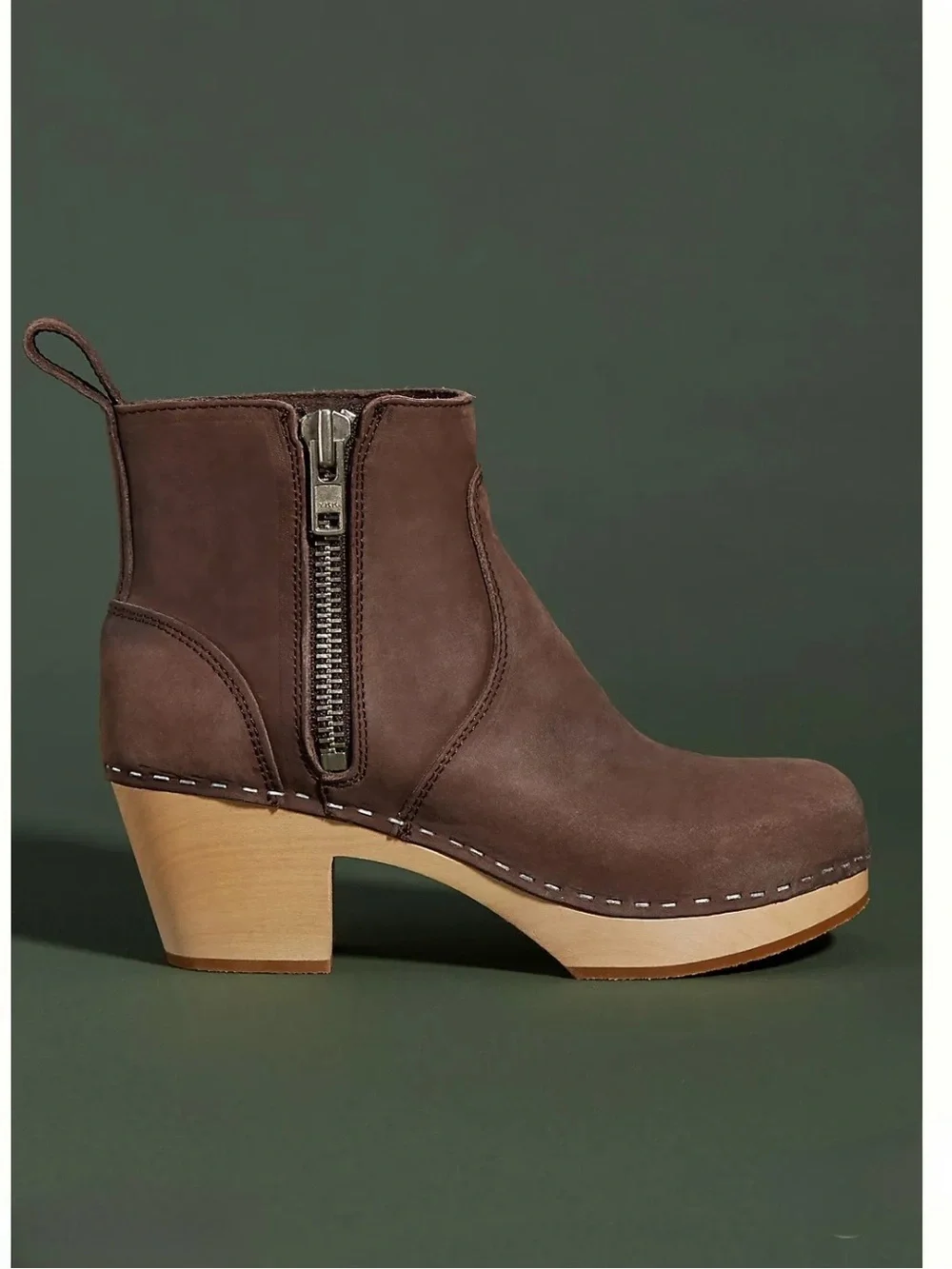 Swedish Hasbeens Zip It Emy Boots Size 37